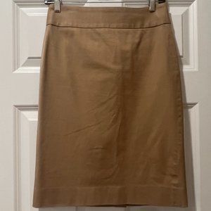 Banana Republic Sloan Camel Pencil Skirt